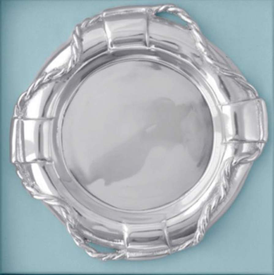 High Seas (Aluminum, Hollowware) Wine Bottle Coaster by Mariposa-1