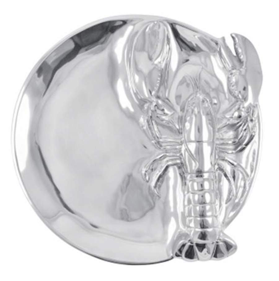 High Seas (Aluminum, Hollowware) 2 Part Round Divided Server by Mariposa-1