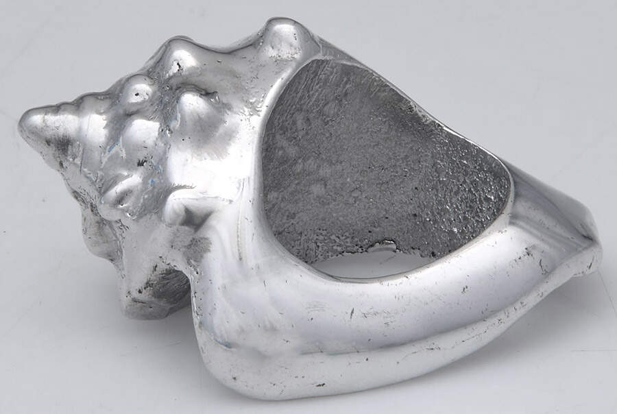 Seaside (Aluminum, Hollowware) Napkin Ring by Mariposa-1