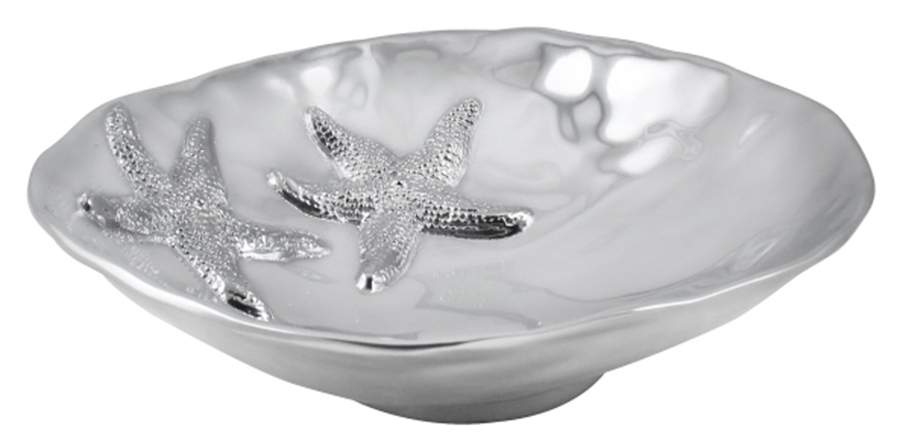 Seaside (Aluminum, Hollowware) 9" Round Bowl by Mariposa-1