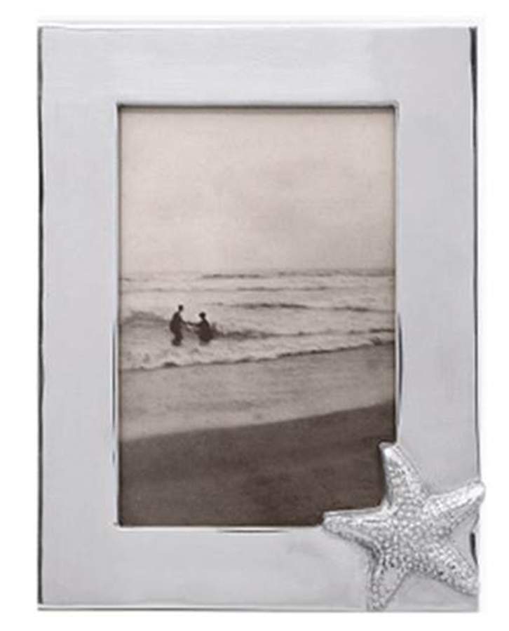 Seaside (Aluminum, Hollowware) Frame-Holds 4" X 6" by Mariposa-1