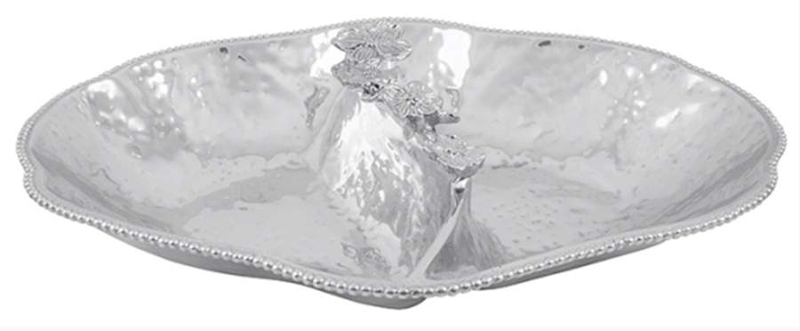 Sueno (Aluminum, Hollowware) 2 Part Divided Server by Mariposa-1