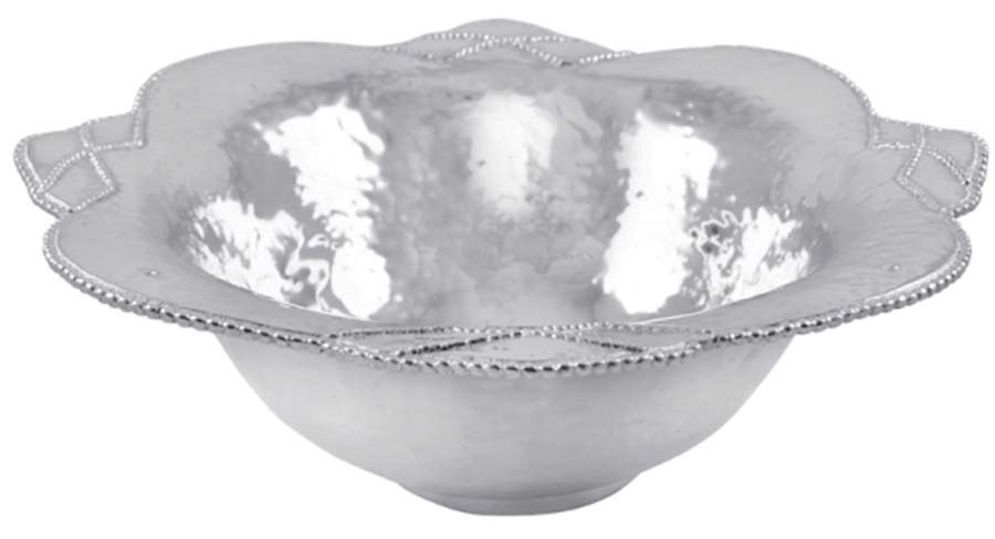 Sueno (Aluminum, Hollowware) 13" Salad Serving Bowl by Mariposa-1