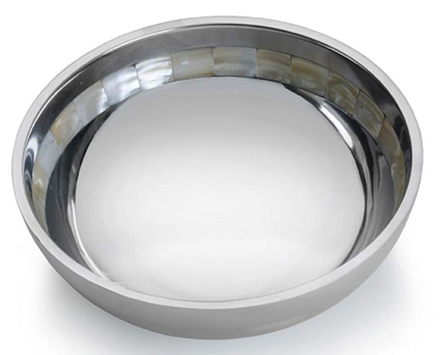 Pearl Island (Aluminum, Hollowware) Open Candy Dish by Mikasa-1