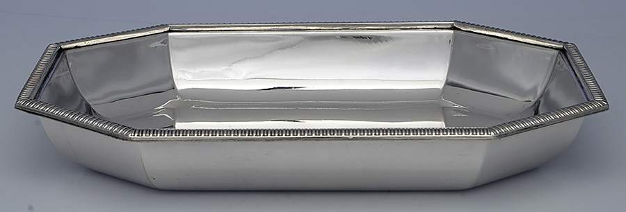W25117 (Silverplate, Hollowware) Double Vegetable Bowl-No Lid by Mappin & Webb-1