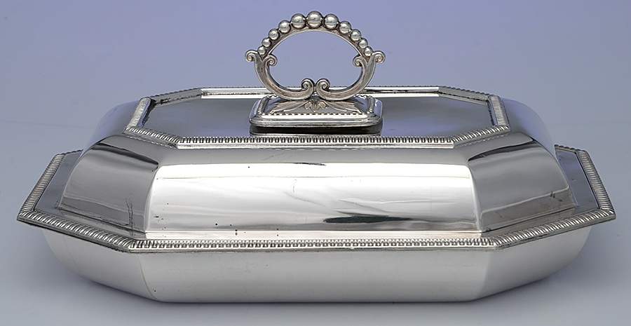 W25117 (Silverplate, Hollowware) Double Vegetable Bowl by Mappin & Webb-1