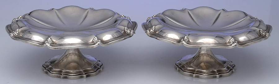 822 (Sterling, Hollowware) Tazza - Set of 2 by Marcus & Co-1