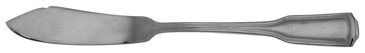 Whitney-American Chippendale (Stnls) Flat Handle Master Butter Knife by Mikasa-1