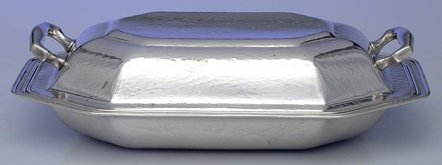 0886 (Silverplate, Hollowware) Double Vegetable Bowl by Mulholland-1