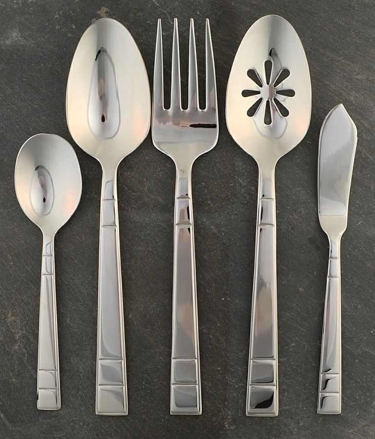 Clover (Stainless) 5 Piece Hostess Set by Mikasa-1