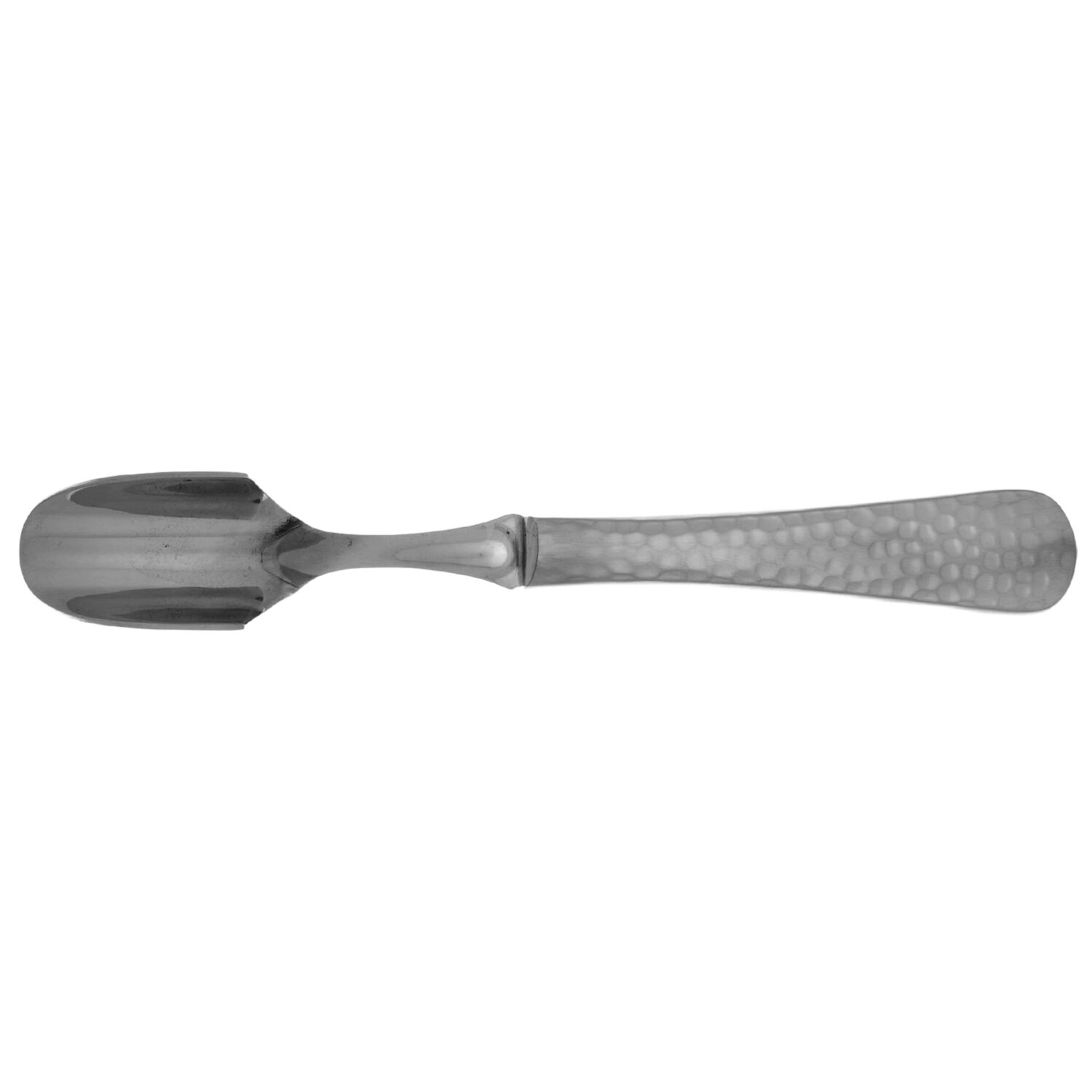 Hammered Opulent (Stainless, Satin Handle) Cheese Scoop with Stainless Scoop HC by Mikasa-1