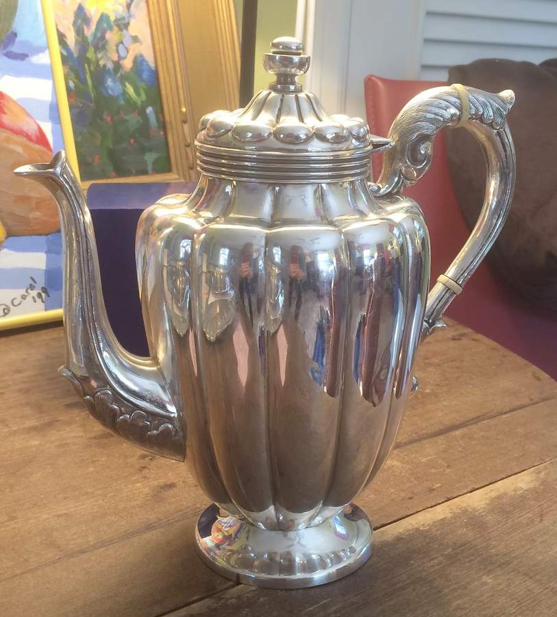 2093-5 (Sterling, Hollowware) Coffee Pot by Maciel-1
