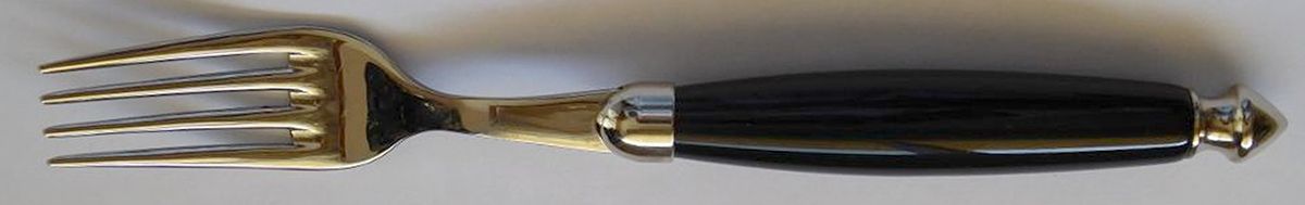 Country Living Ebony (Stainless) Fork by Mikasa-1