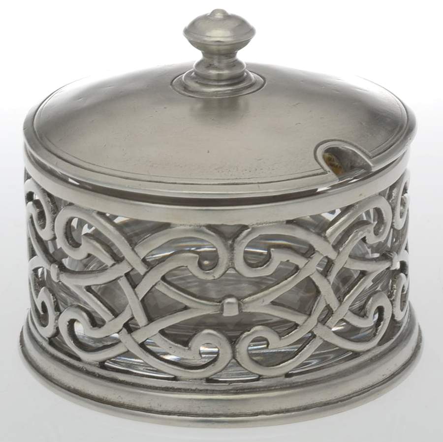 Cutwork (Pewter, Hollowware) Grated Cheese Pot by Match Pewter-1