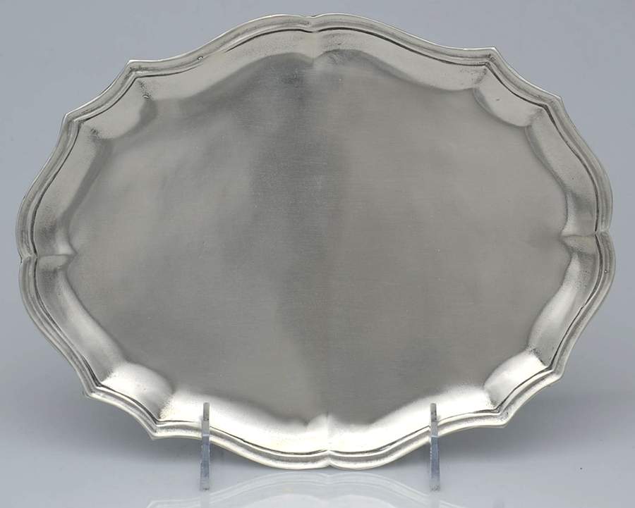 Gallic (Pewter, Hollowware) 9" Oval Tray by Match Pewter-1