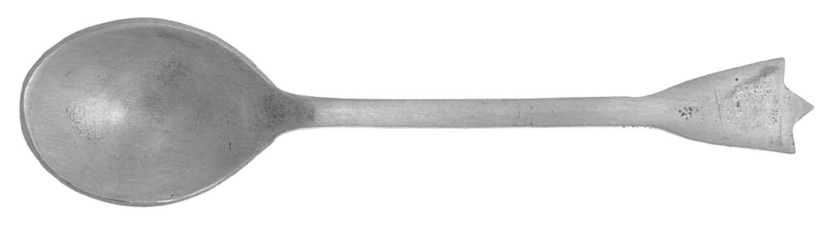 Crown (Pewter) Demitasse Spoon by Match Pewter-1