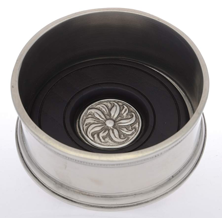 Pewter Hollowware Wine Bottle Coaster by Match Pewter-1