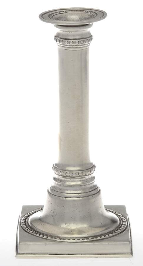 Pewter Hollowware 8" Candlestick by Match Pewter-1