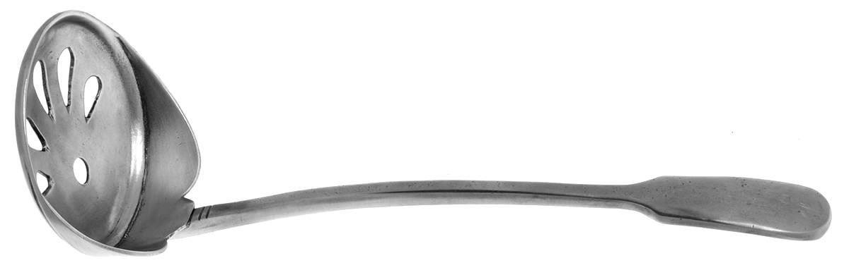 Pewter Hollowware Ice Scoop Solid Piece by Match Pewter-1