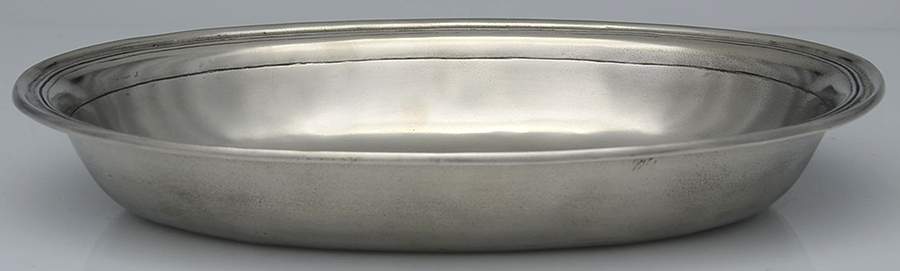 Pewter Hollowware 12" Oval Bowl by Match Pewter-1