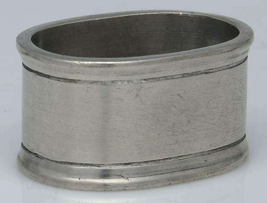 Pewter Hollowware Napkin Ring by Match Pewter-1