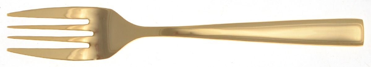 Delano (Gold Electroplate) Individual Salad Fork by Mikasa-1