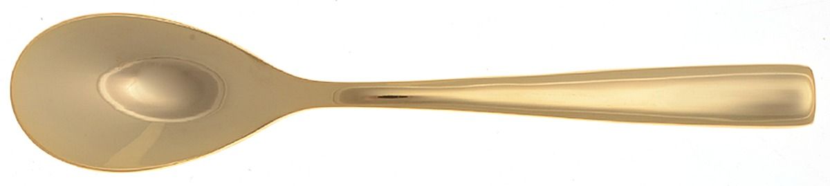 Delano (Gold Electroplate) Place/Oval Soup Spoon by Mikasa-1