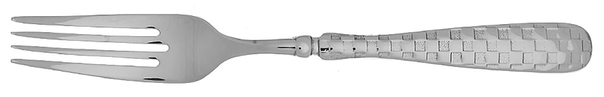 Check (Stainless) Individual Salad Fork by Mackenzie-Childs Flatware-1