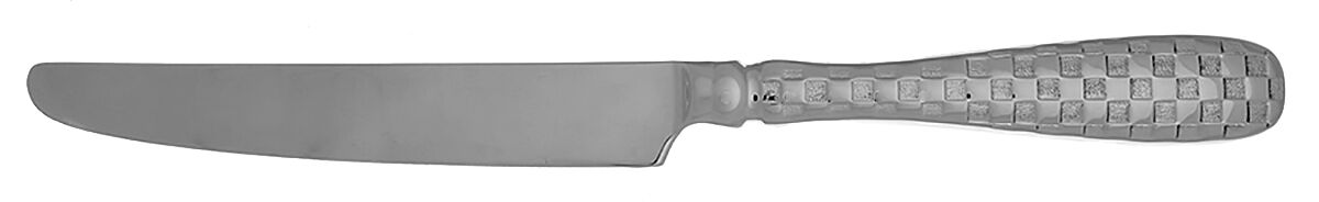 Check (Stainless) New French Solid Knife by Mackenzie-Childs Flatware-1