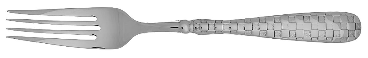 Check (Stainless) Fork by Mackenzie-Childs Flatware-1