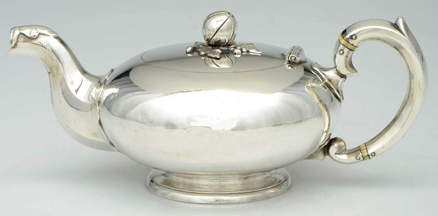 MS1MS11 (Sterling, Hollowware) Teapot by Mathias Skytt-1