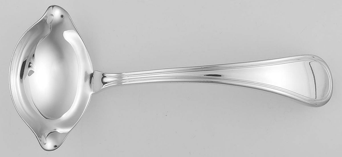 Inglese (Silverplate) Solid Gravy Ladle by Michael C Fina-1