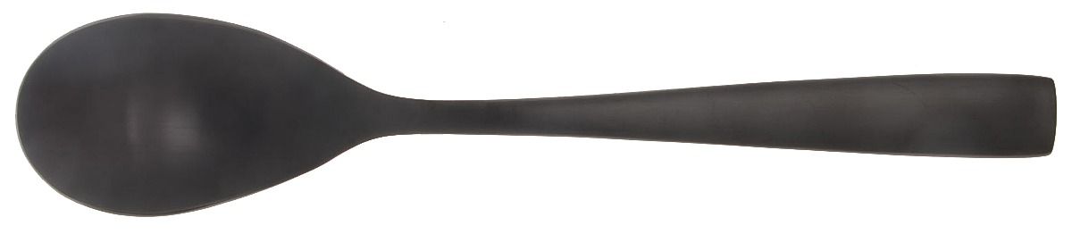 Delano Gunmetal (Stainless) Place/Oval Soup Spoon by Mikasa-1