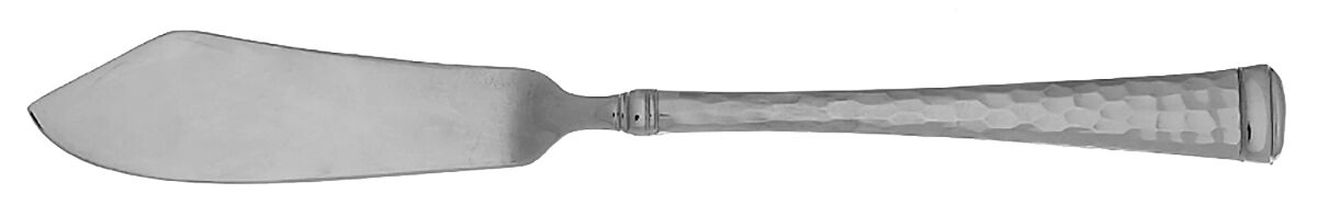Hammered Harmony (Stainless) Flat Handle Master Butter Knife by Mikasa-1