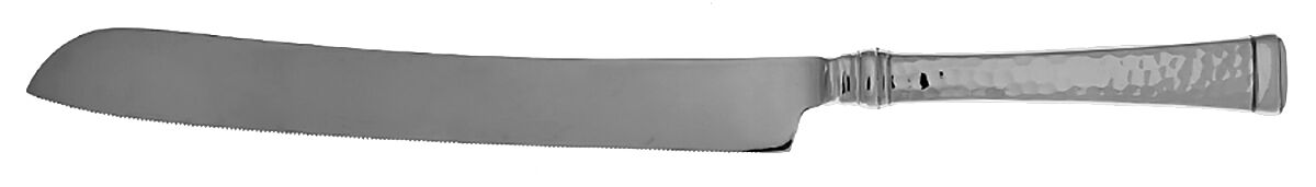 Hammered Harmony (Stainless) Wedding Cake Knife with Stainless Blade HC by Mikasa-1