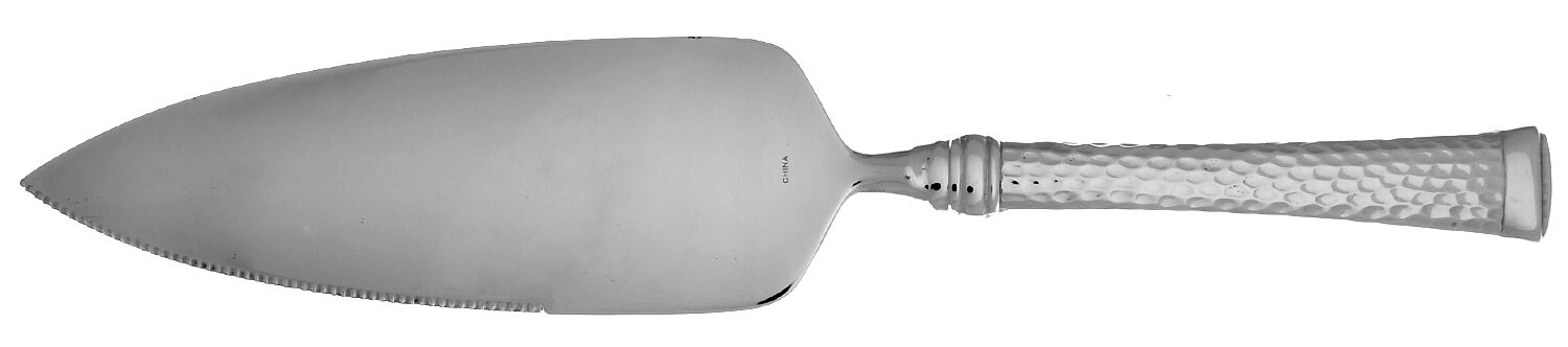 Hammered Harmony (Stainless) Pie Server with Serrated Stainless Blade HC by Mikasa-1