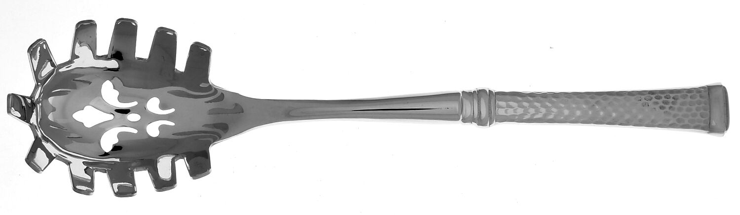 Hammered Harmony (Stainless) Pasta Server with Stainless Bowl HC by Mikasa-1