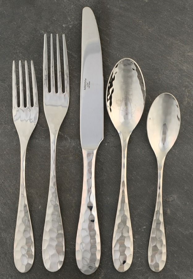 Lilah (Stainless) 5 Piece Place Setting by Mikasa-1