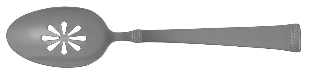 Meris Frost (Stainless) Pierced Tablespoon (Serving Spoon) by Mikasa-1