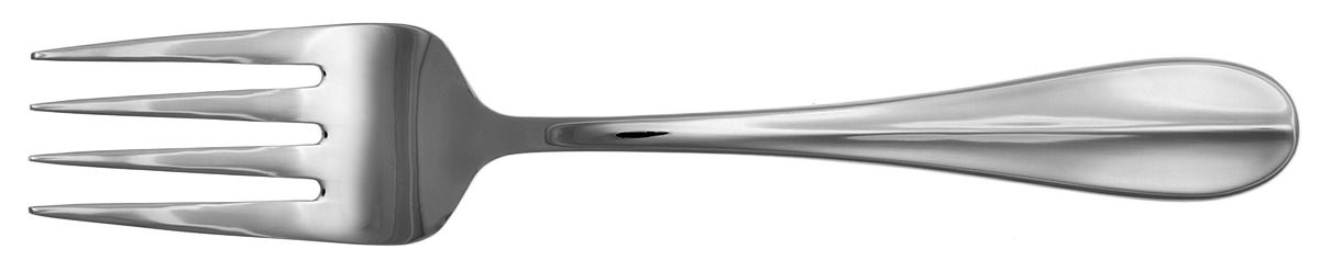 Chloe (Stainless) Medium Solid Cold Meat Serving Fork by Mikasa-1