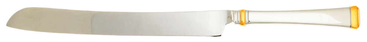 Harmony (Gold Accent, Stainless) Wedding Cake Knife with Stainless Blade HC by Mikasa-1