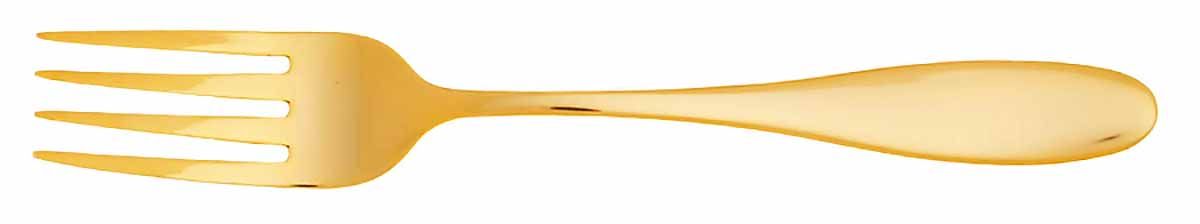 Hamilton (Gold Electroplate) Individual Salad Fork by Mikasa-1