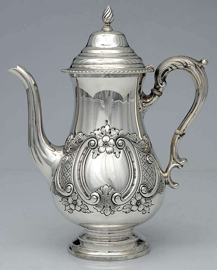225 (Sterling, Hollowware) Coffee Pot by Michael C Fina-1