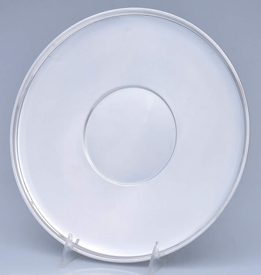 884 (Sterling, Hollowware) 10" Sandwich Plate by Manchester-1