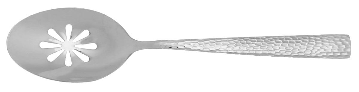 Oliver Gleam (Stainless) Pierced Tablespoon (Serving Spoon) by Mikasa-1