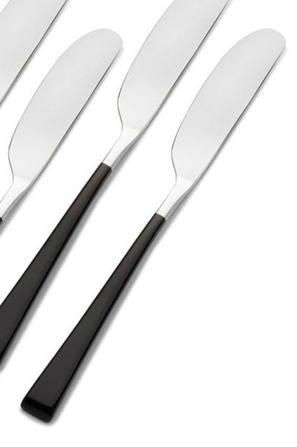 Rockford Black (Stainless) Individual Spreader by Mikasa-1
