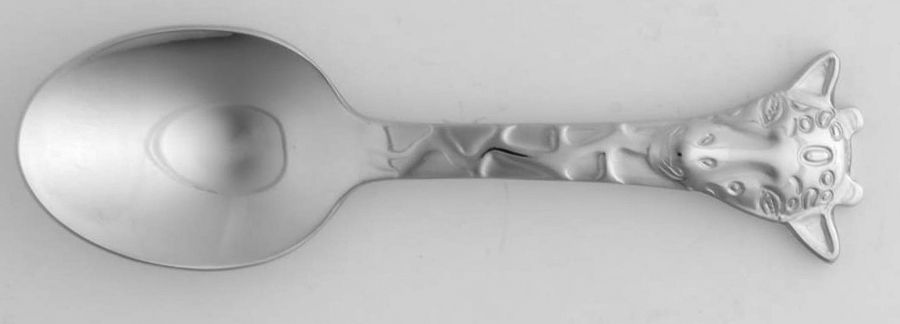 Giraffe (Stainless) Straight Handle Baby Spoon by Mikasa-1