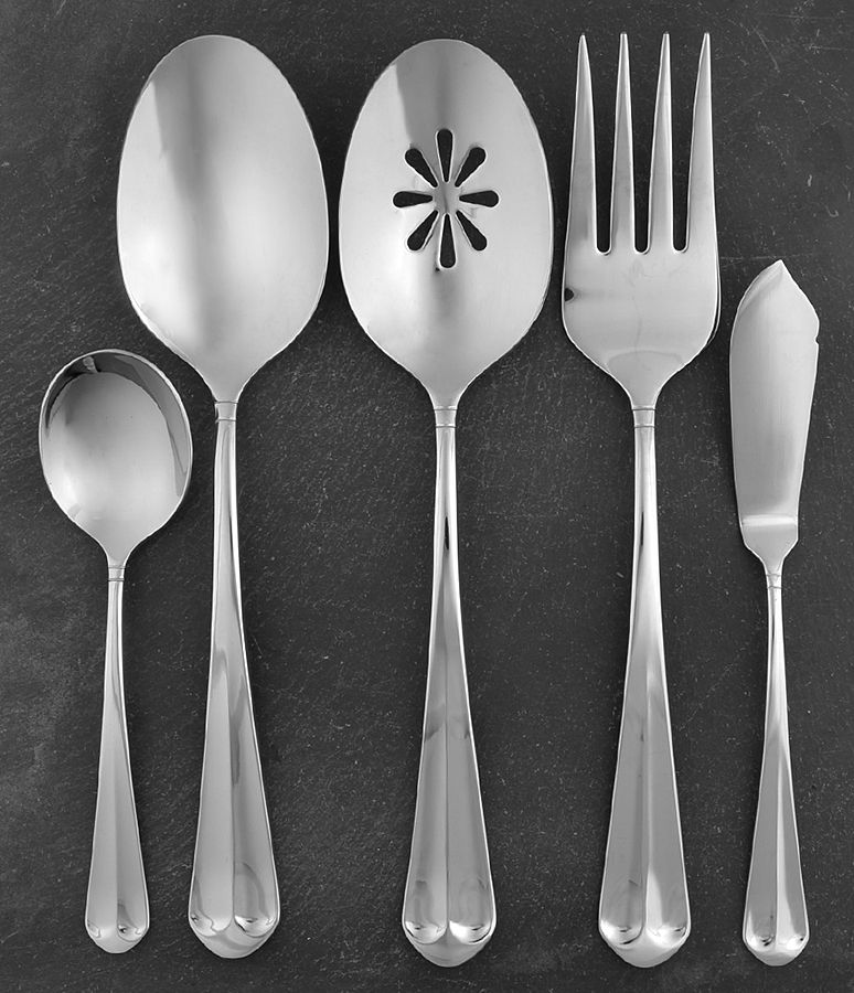 Colette (Stainless) 5 Piece Hostess Set by Mikasa-1