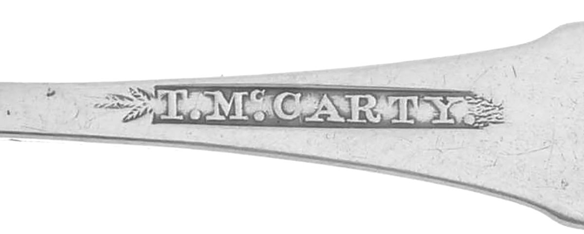 Coin Silver Flatware Teaspoon by T. Mccarty-3