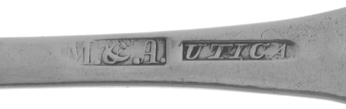 Coin Silver Flatware Master Salt Spoon by Murdock and Andrews-3
